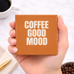 Fridge Magnet Kulkas Square Quetos Coffee Good Mood Size 2.5 inchi